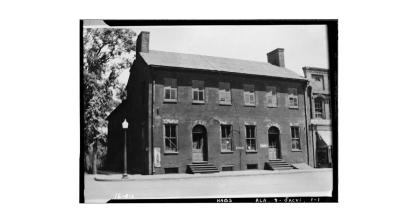 Old Tavern, picture of  front of a historic building