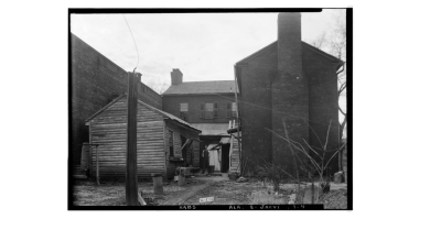 Old Tavern, picture of  back of a historic building