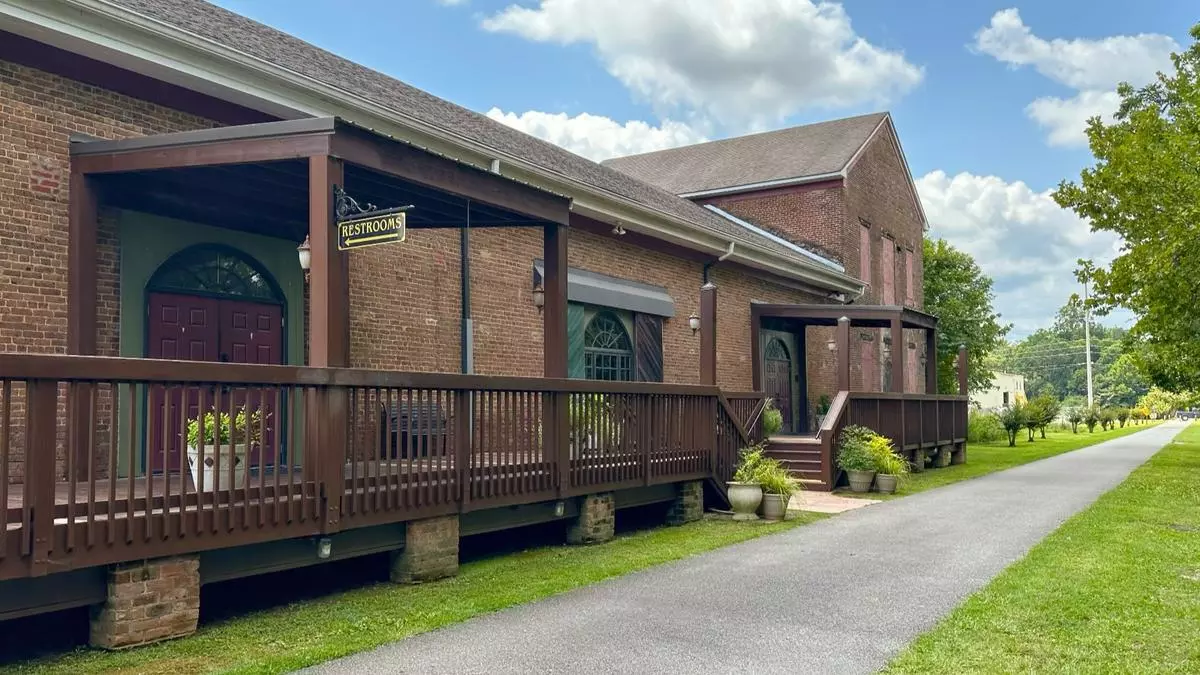 Jacksonville's Historic Train Depot beside the Chief Ladiga Trail
