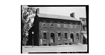 Old Tavern, picture of  front of a historic building